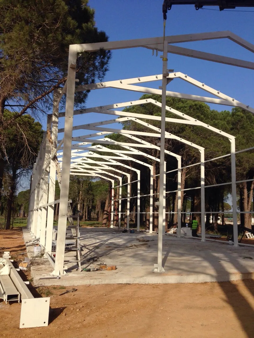 ağır çelik endüstriyel Yapı